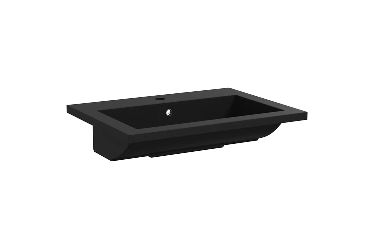 vidaXL 142962 Granite Basin 600x450x120mm Black-4