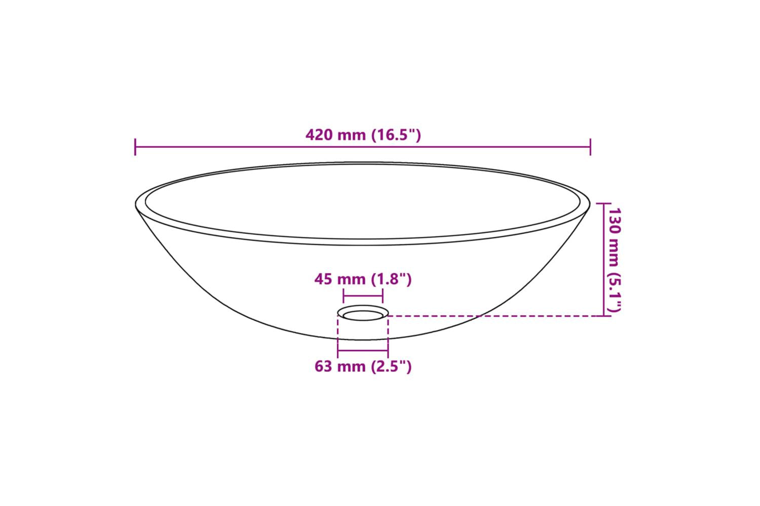 Vidaxl 3098463 Bathroom Sink With Tap And Push Drain Gold Tempered Glass-10