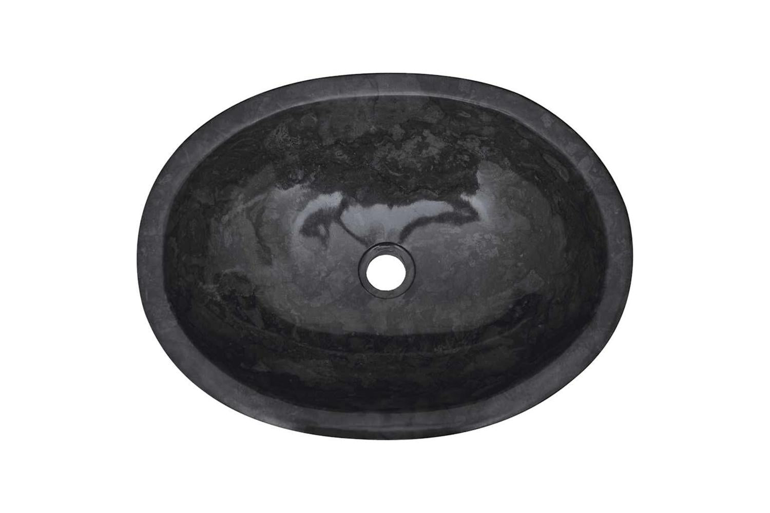 Vidaxl Sink Black 53x40x15 Cm Marble-5