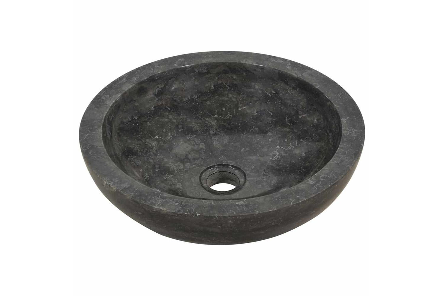 Vidaxl Sink 40x12 Cm Marble Black-4