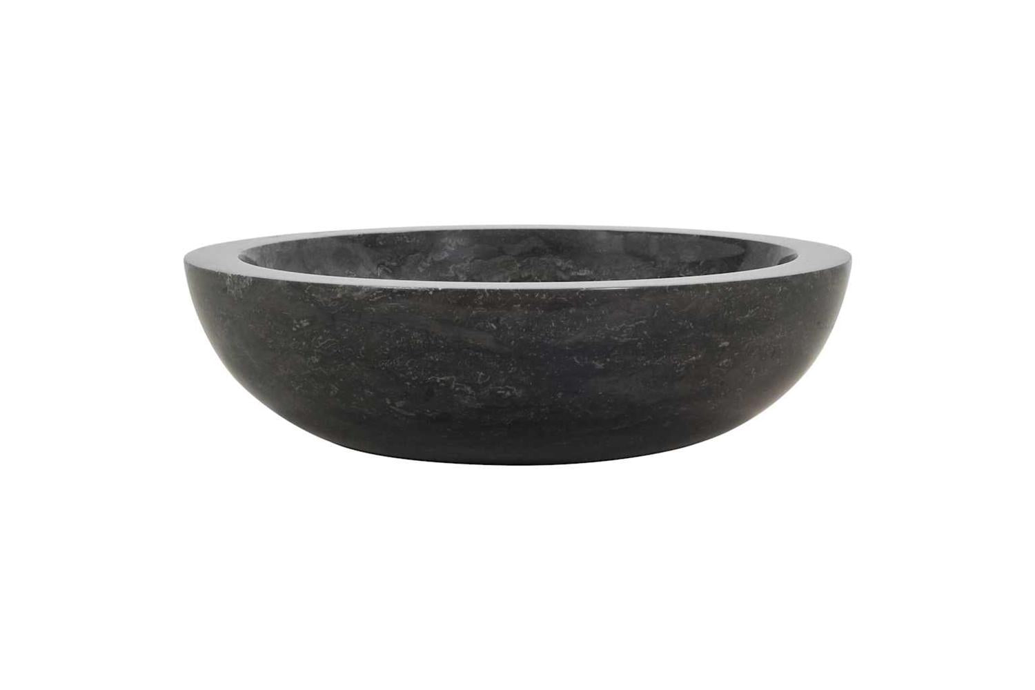 Vidaxl Sink 40x12 Cm Marble Black-5