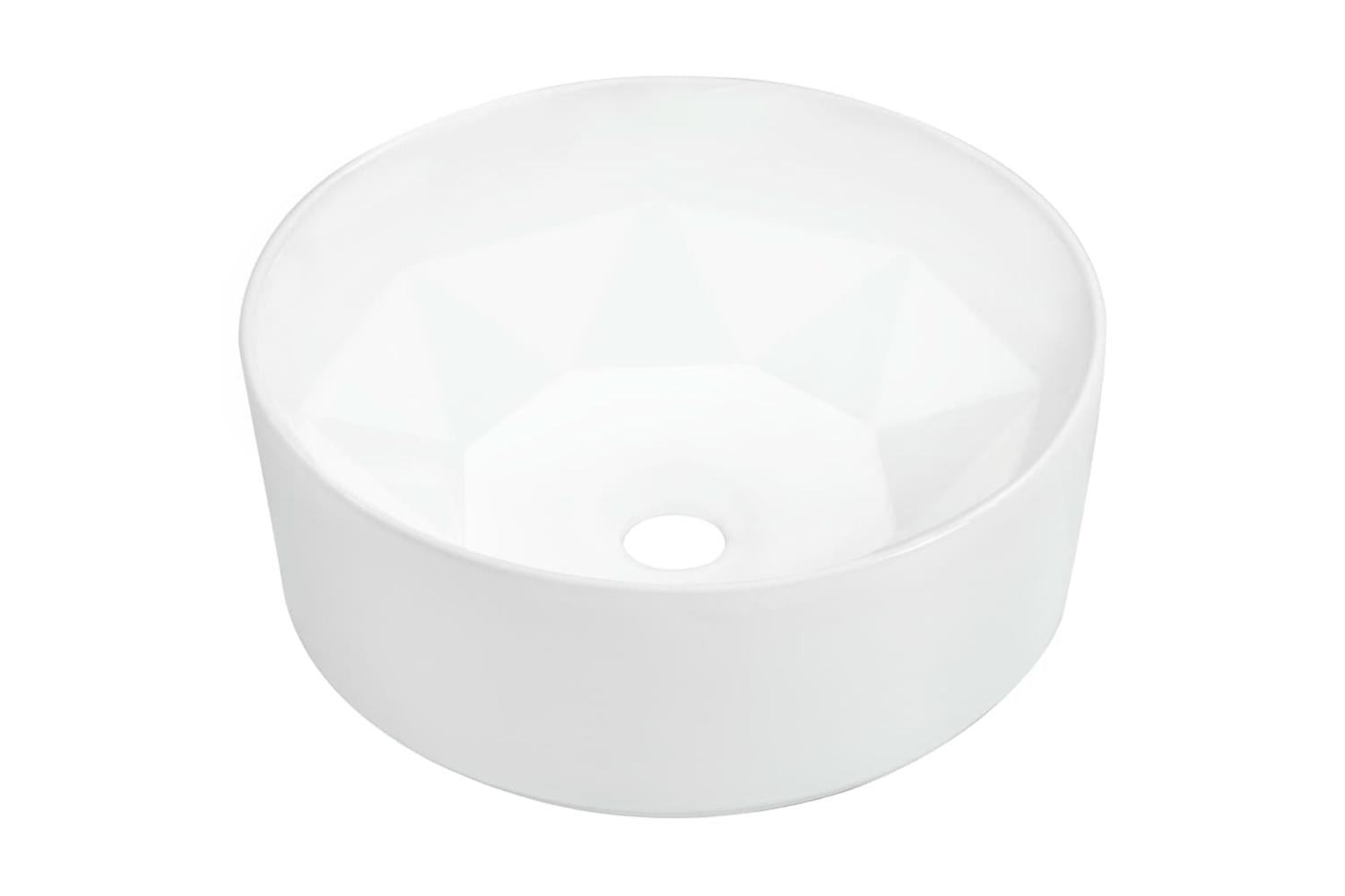vidaXL 143909 Wash Basin 36x14cm Ceramic White-2