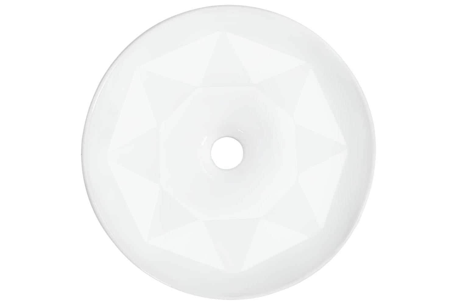 vidaXL 143909 Wash Basin 36x14cm Ceramic White-3