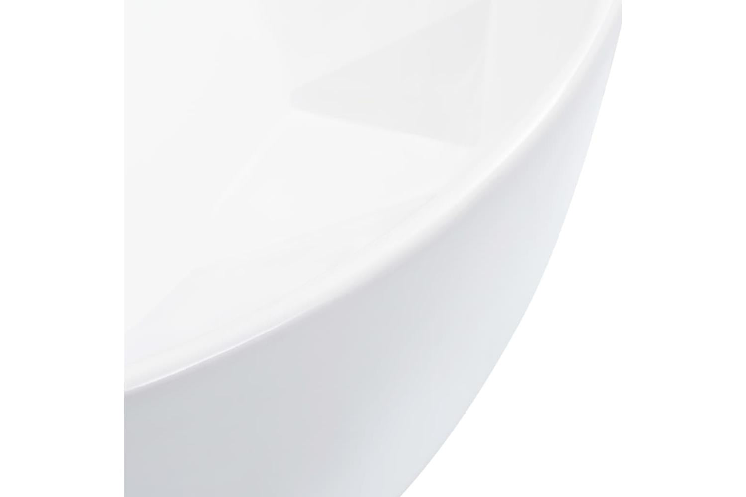 vidaXL 143909 Wash Basin 36x14cm Ceramic White-5