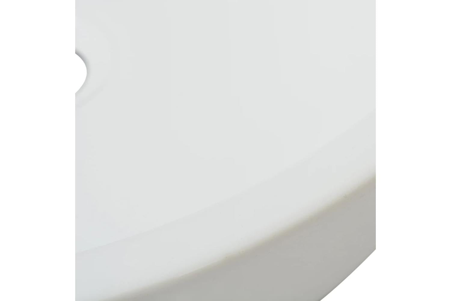 vidaXL 142341 Basin Round Ceramic White 42x12cm-4