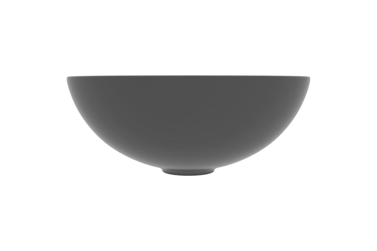 Vidaxl 146983 Bathroom Sink Ceramic Dark Grey Round-3