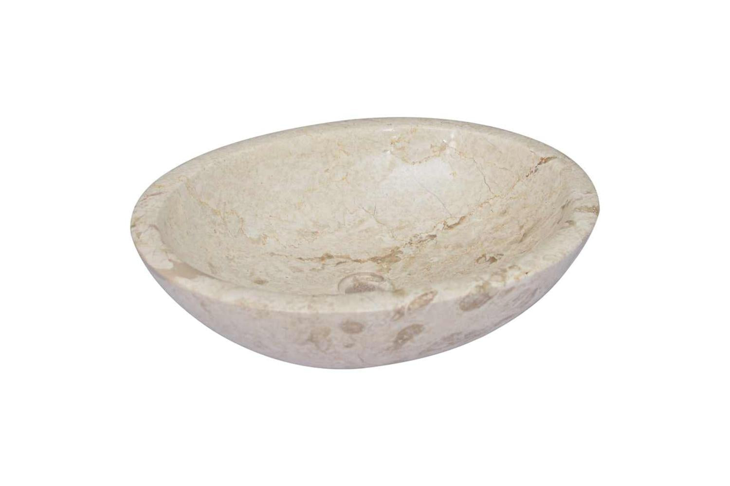 Vidaxl Sink Cream 53x40x15 Cm Marble-2