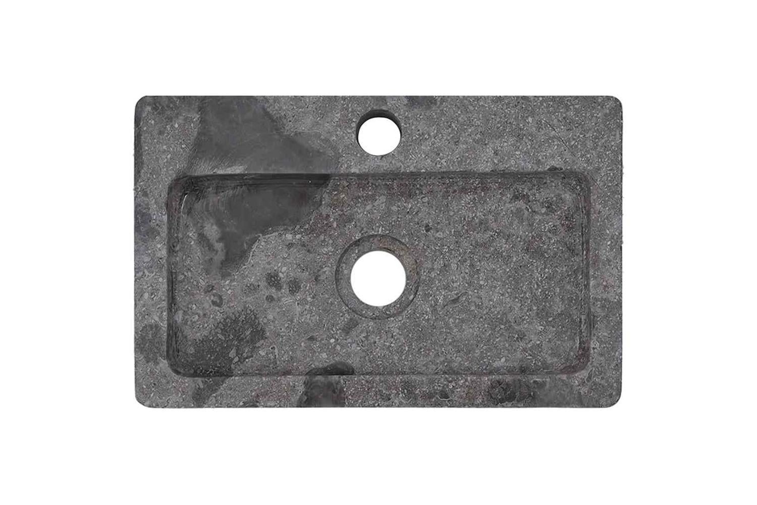 Vidaxl Sink Grey 38x24x6.5 Cm Marble-2
