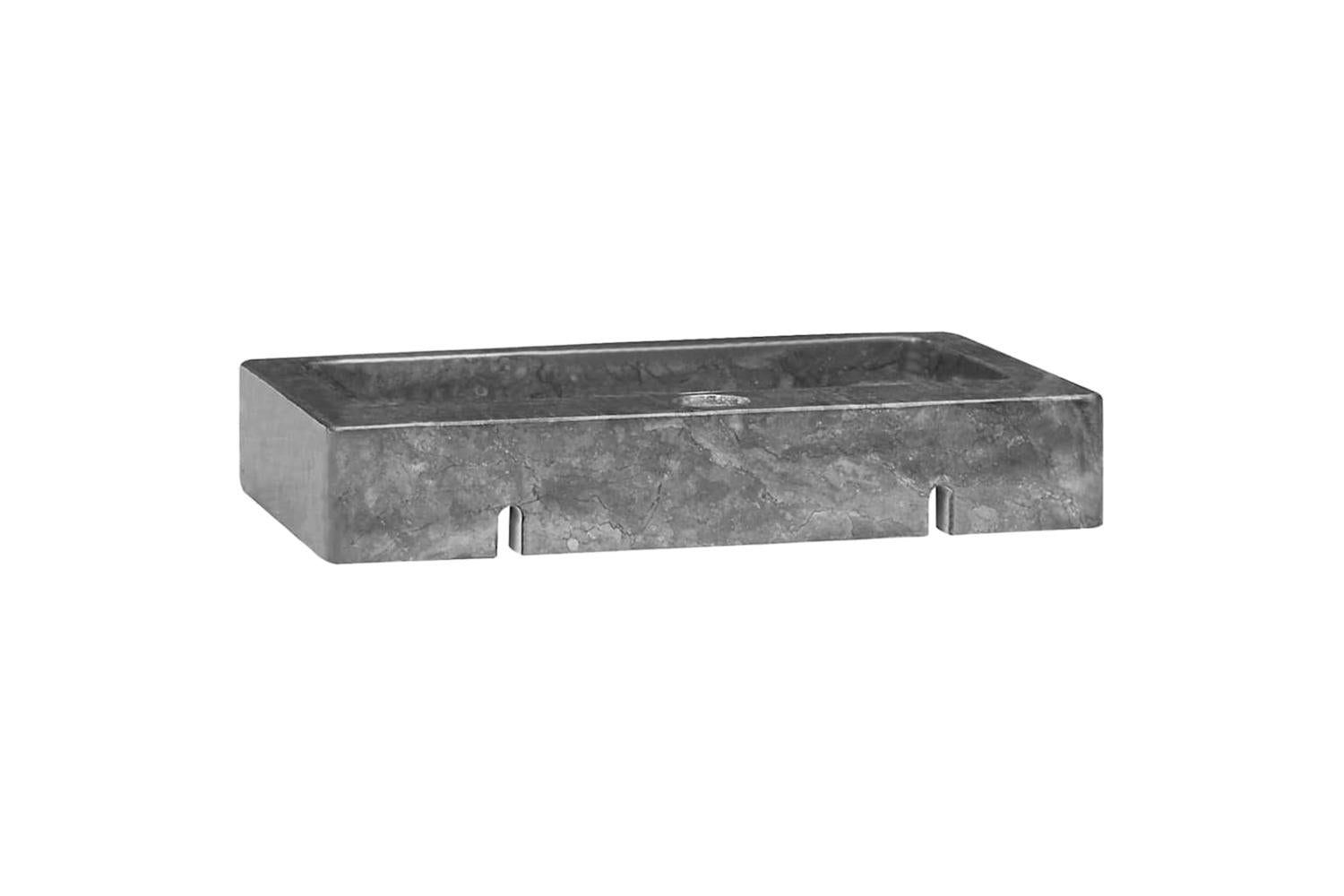 Vidaxl Sink Grey 38x24x6.5 Cm Marble-3