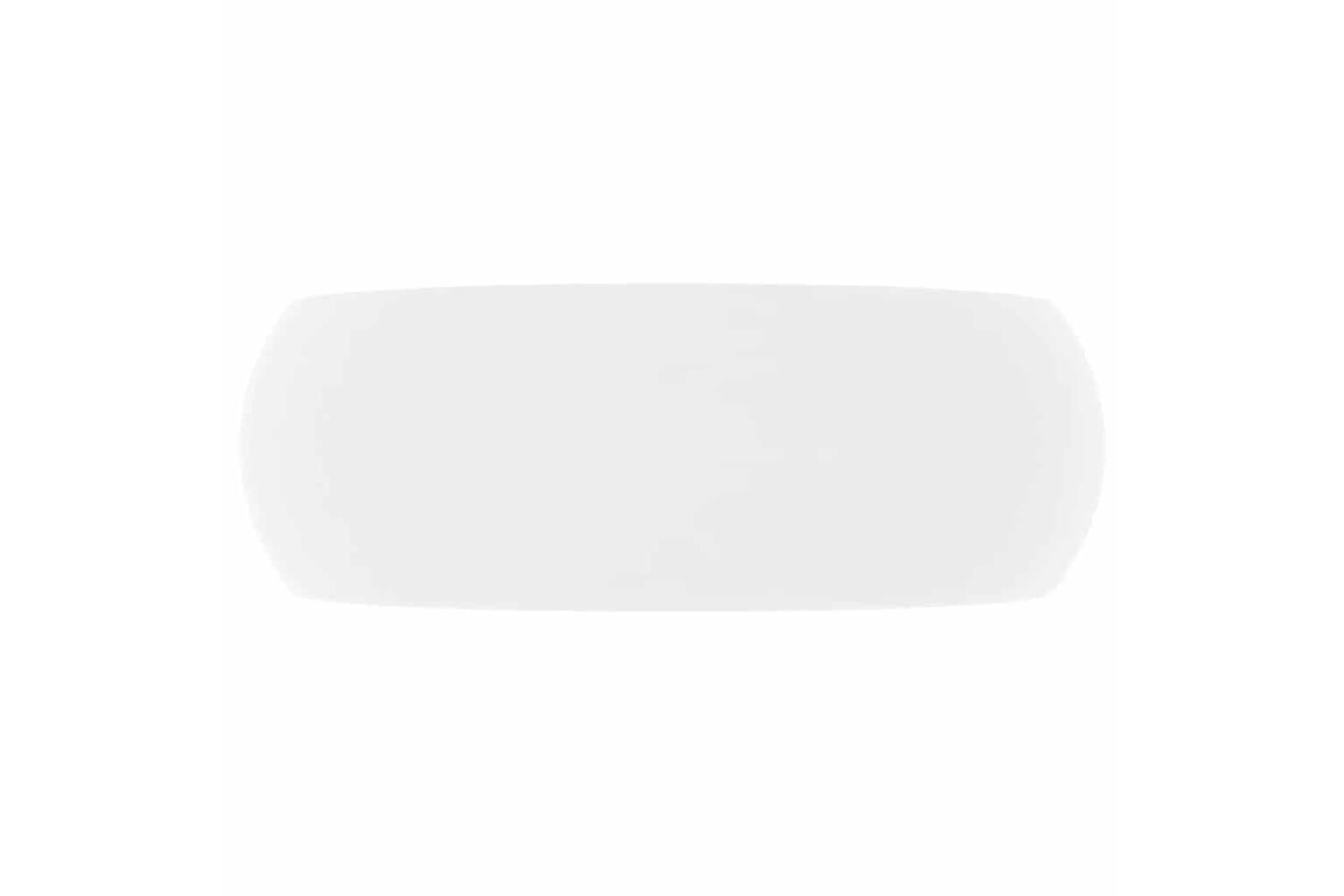 vidaXL 146998 Luxury Wash Basin Round Matt White 40x15cm Ceramic-3