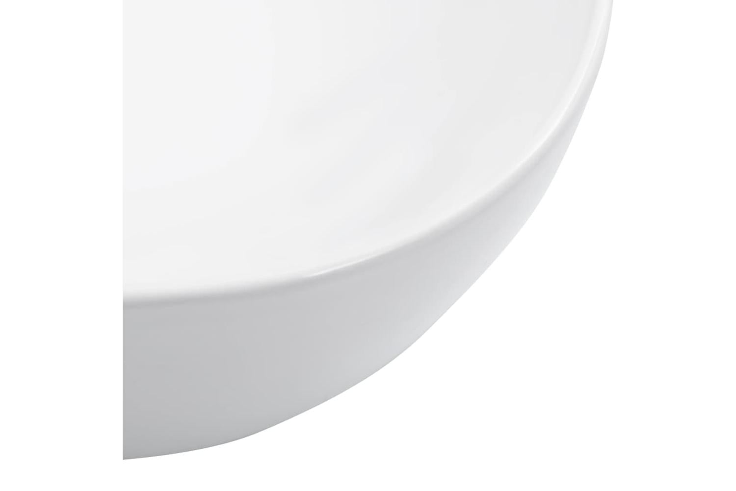 vidaXL 143915 Wash Basin 45.5x32x13cm Ceramic White-5
