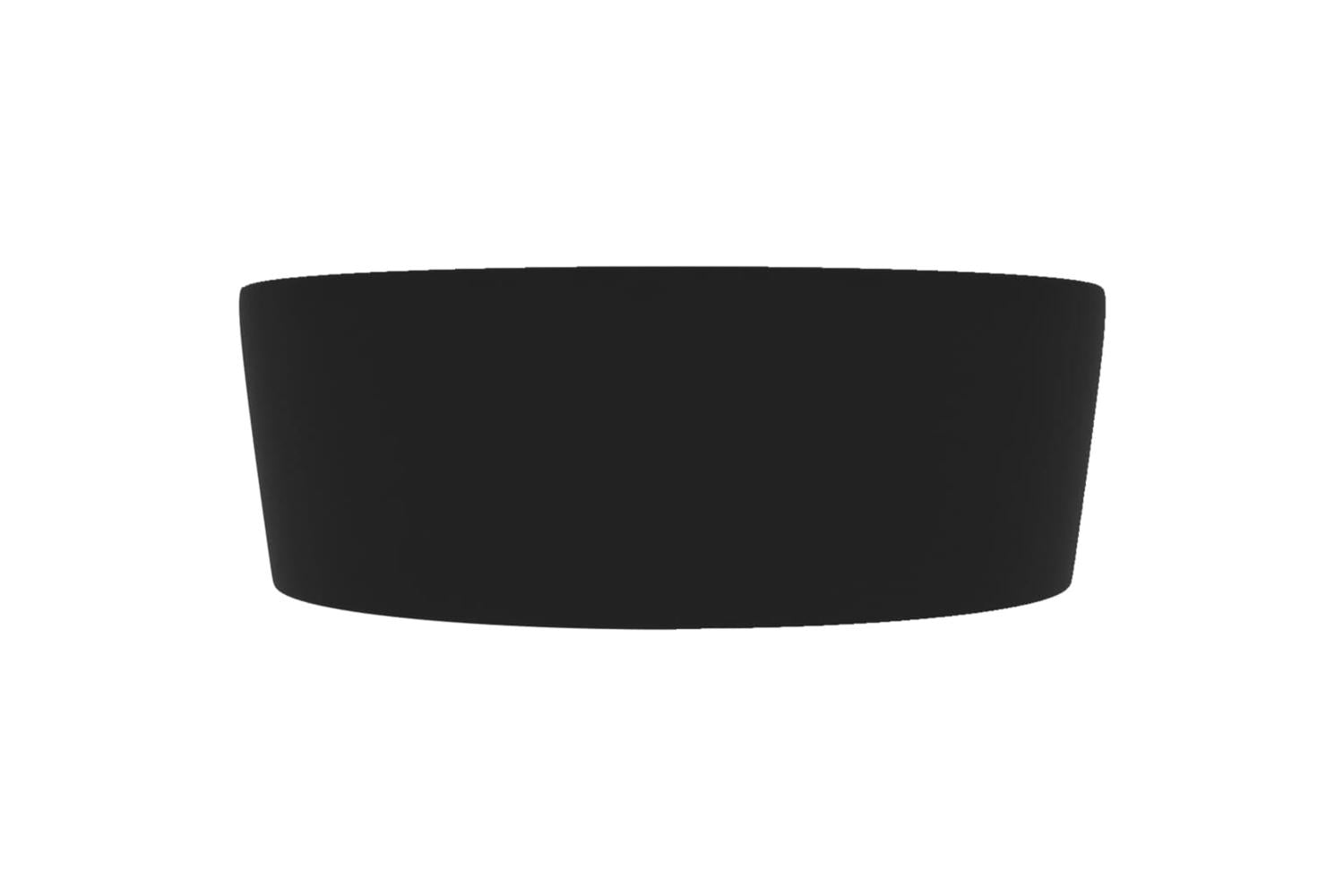vidaXL 147041 Luxury Wash Basin With Overflow Matt Black 36x13cm Ceramic-4