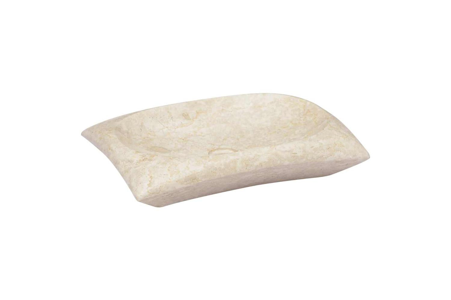 vidaXL 149165 Sink Cream 50x35x10cm Marble