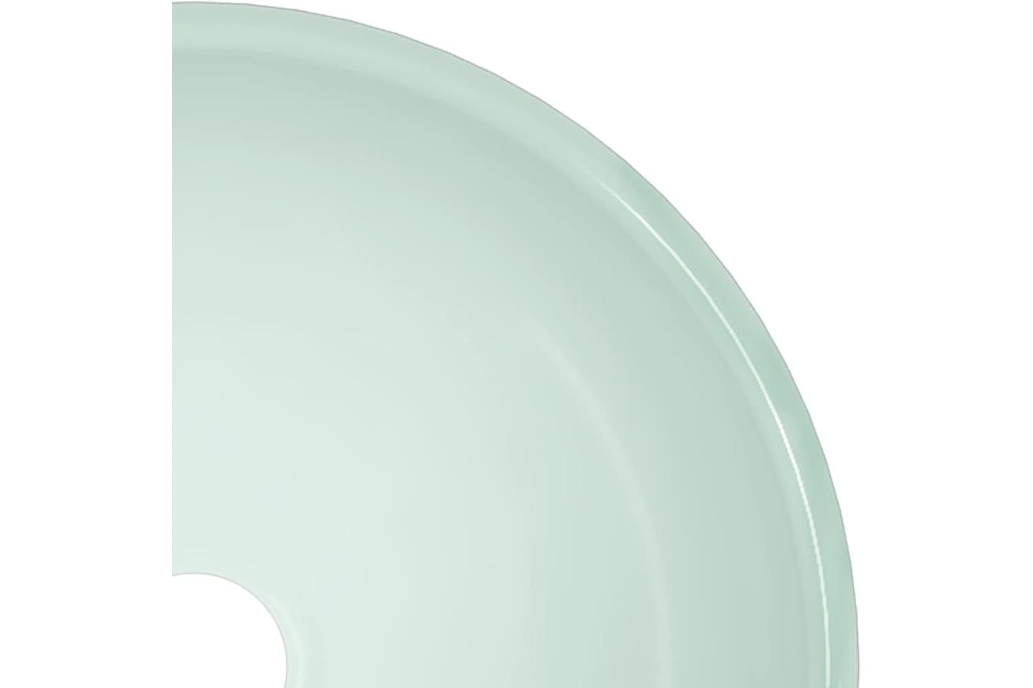 vidaXL 345253 Basin Tempered Glass 30x12cm White-4