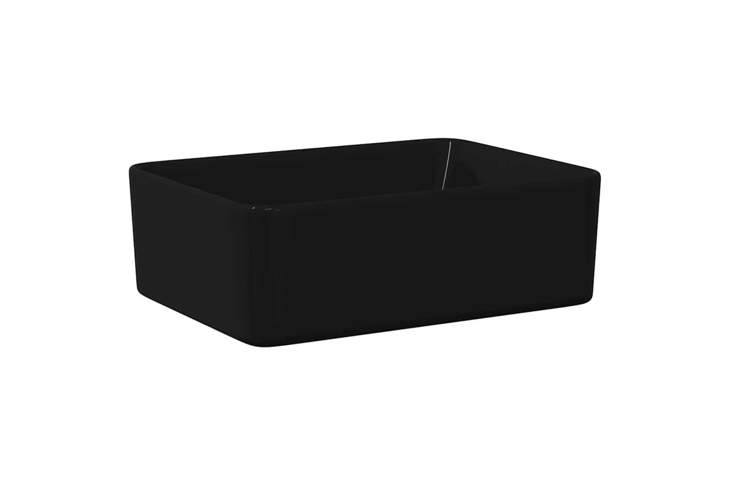 vidaXL 143920 Wash Basin 40x30x13cm Ceramic Black