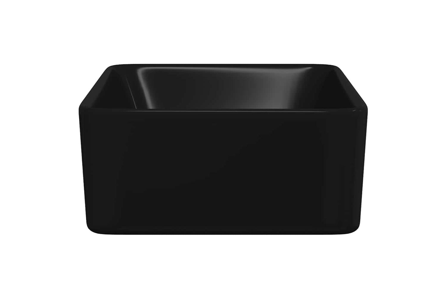 vidaXL 143920 Wash Basin 40x30x13cm Ceramic Black-5