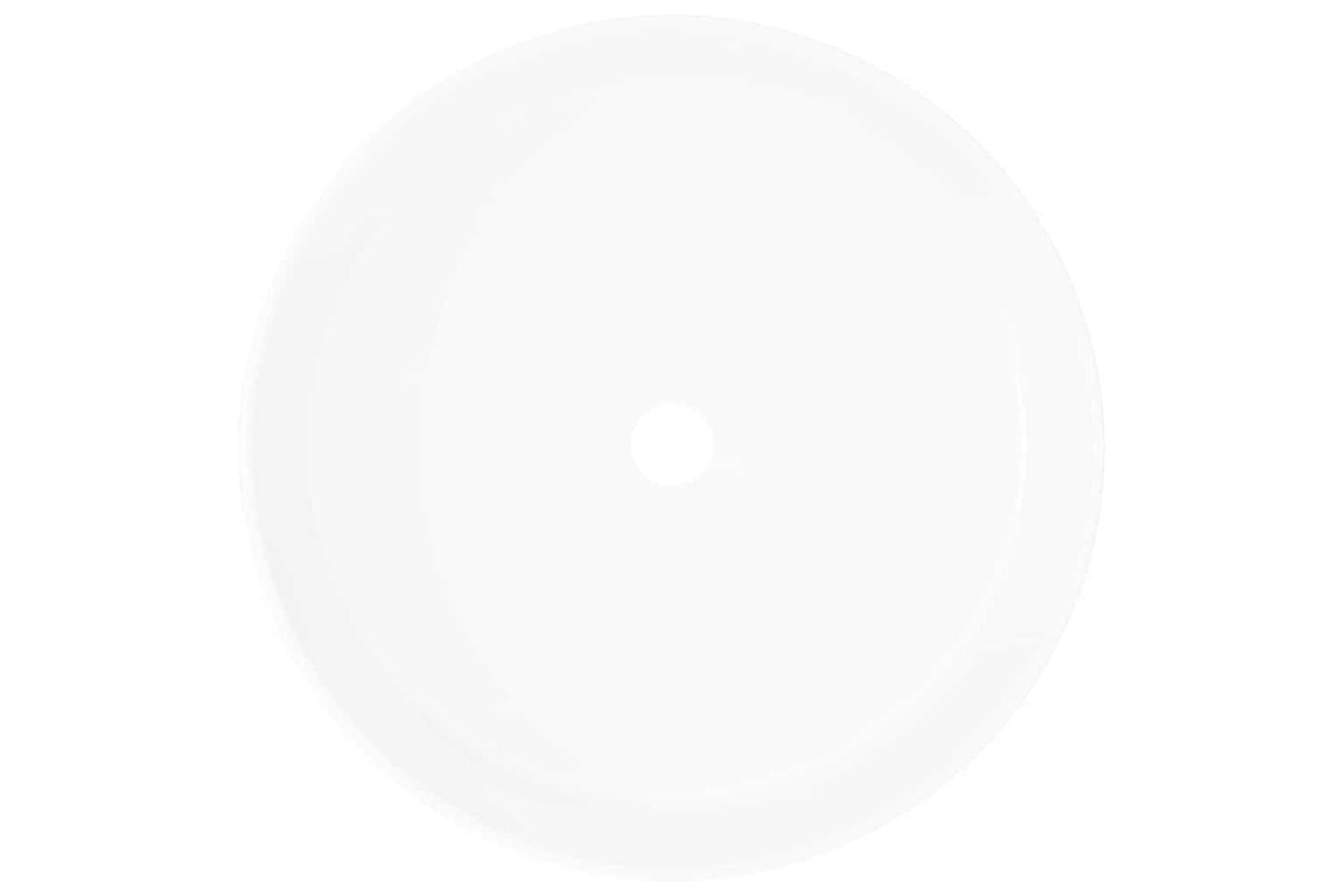 vidaXL 142342 Basin Round Ceramic White 40x15cm-3