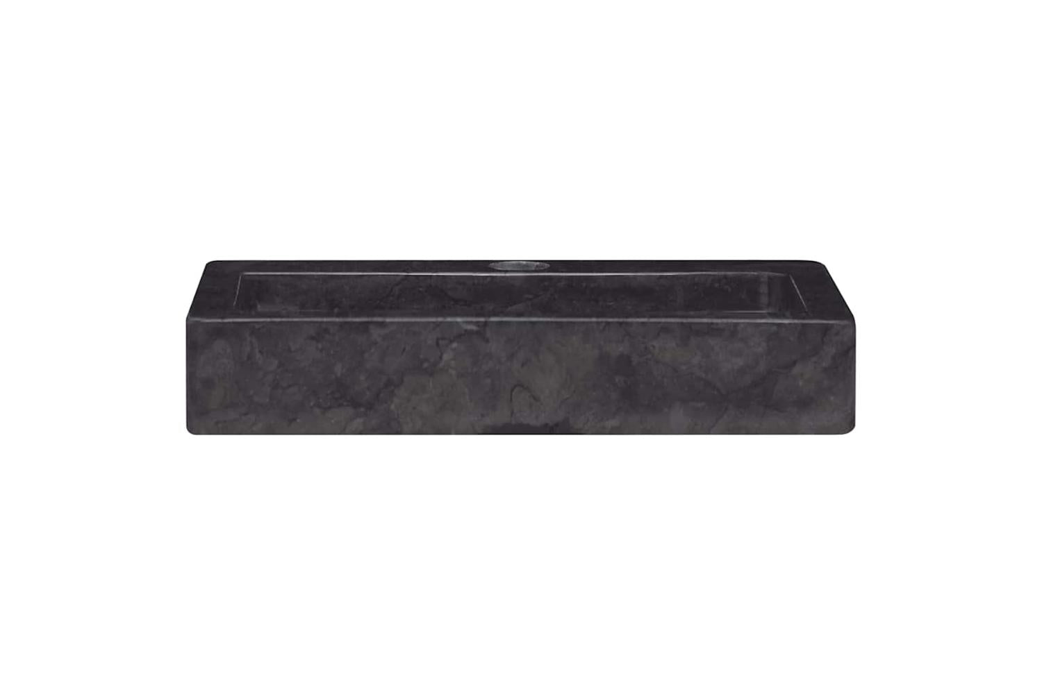Vidaxl Sink Black 38x24x6.5 Cm Marble-4