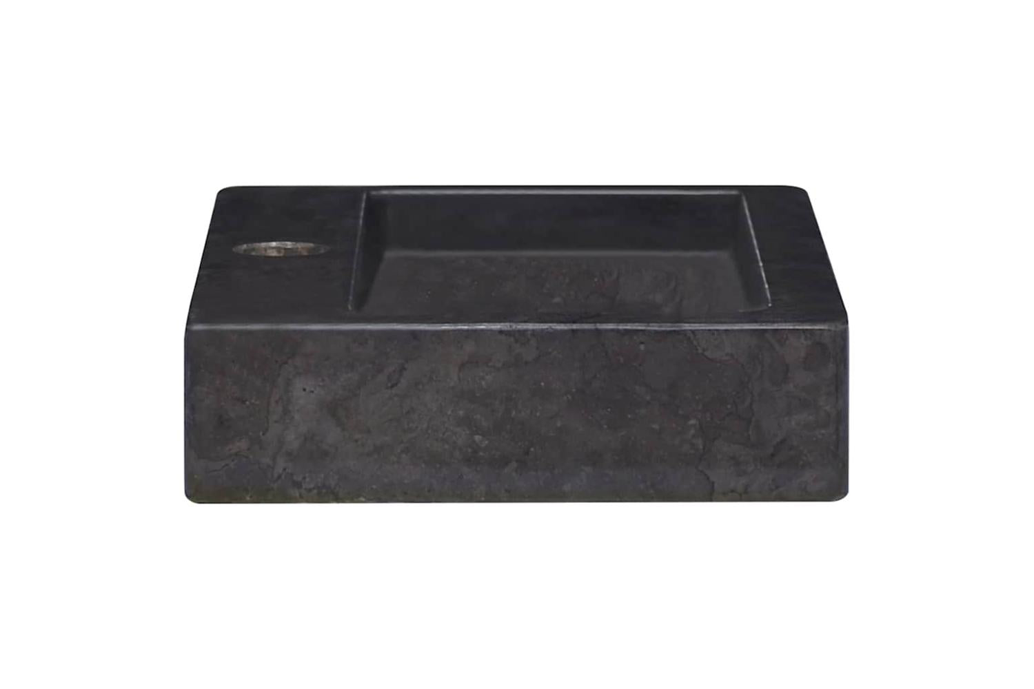 Vidaxl Sink Black 38x24x6.5 Cm Marble-5