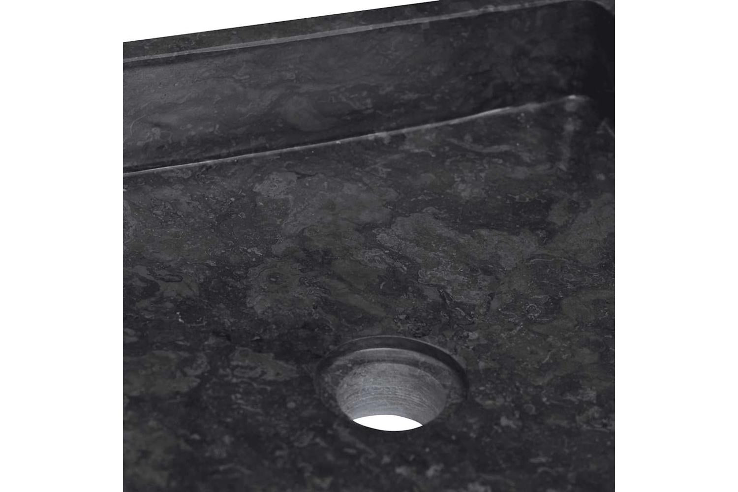 Vidaxl Sink Black 40x40x10 Cm Marble-5