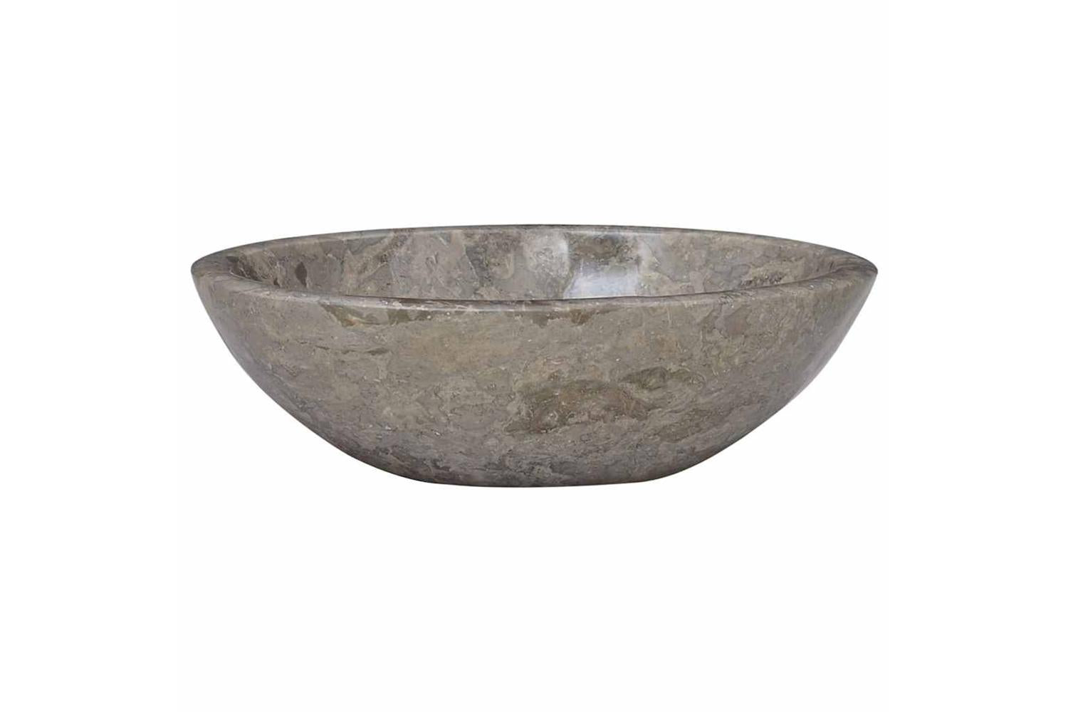 vidaXL 149173 Sink Grey 53x40x15cm Marble-2