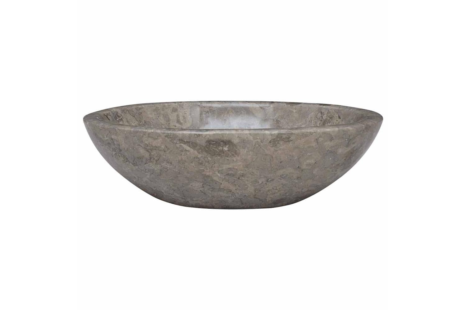 vidaXL 149173 Sink Grey 53x40x15cm Marble-4
