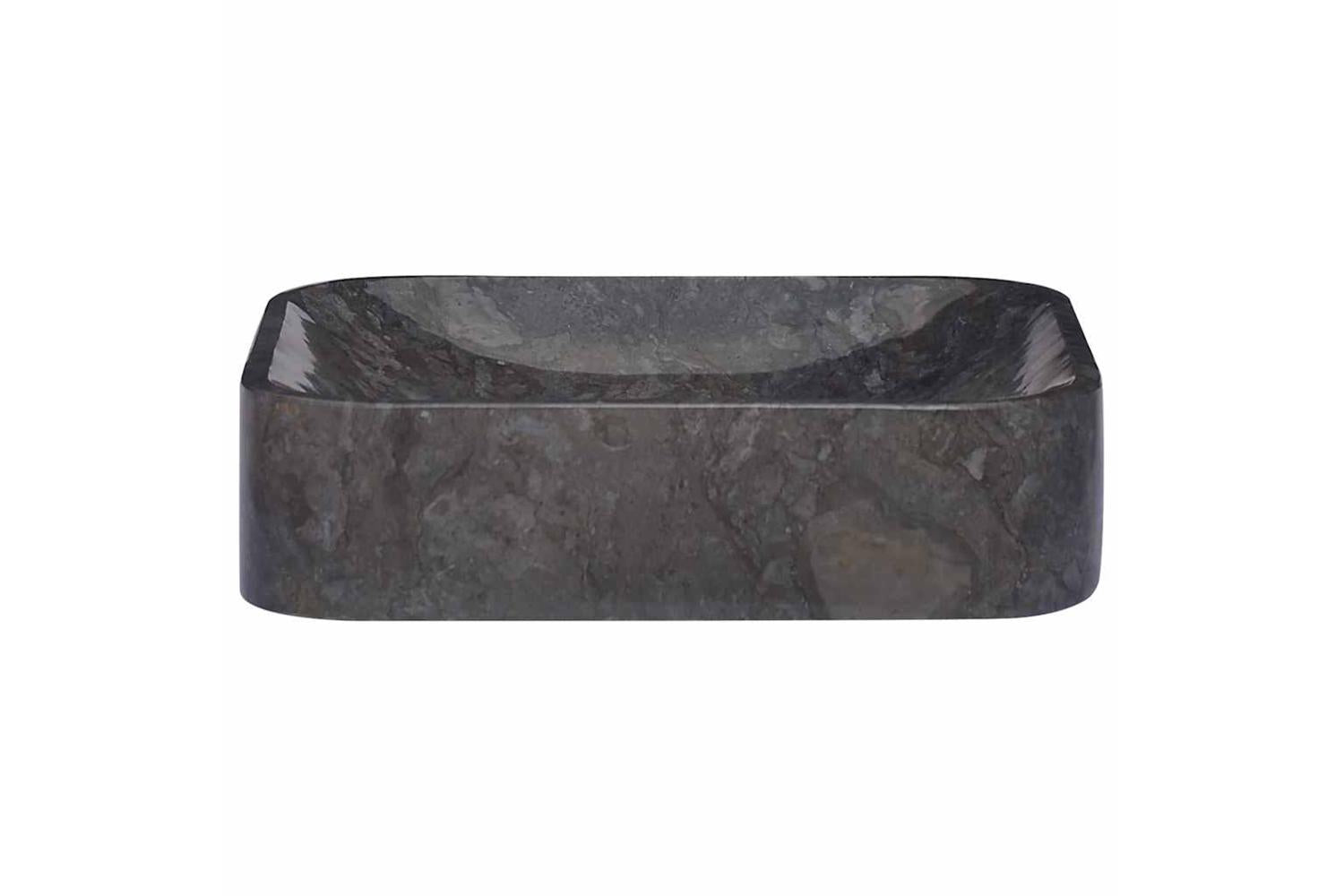 Vidaxl Sink Black 40x40x10 Cm Marble-2