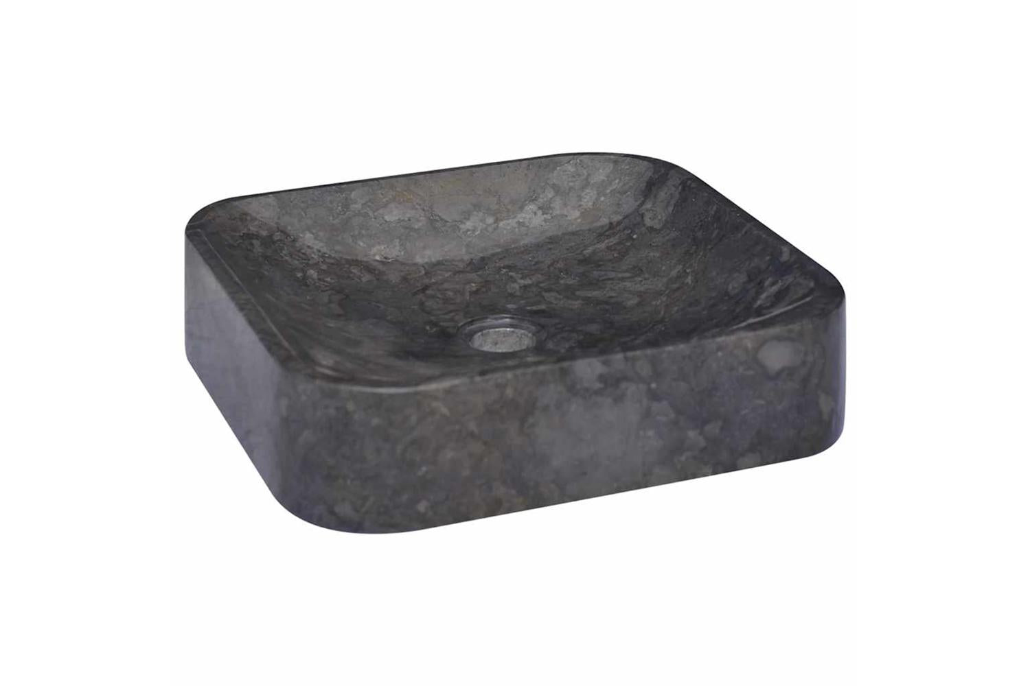 Vidaxl Sink Black 40x40x10 Cm Marble-3