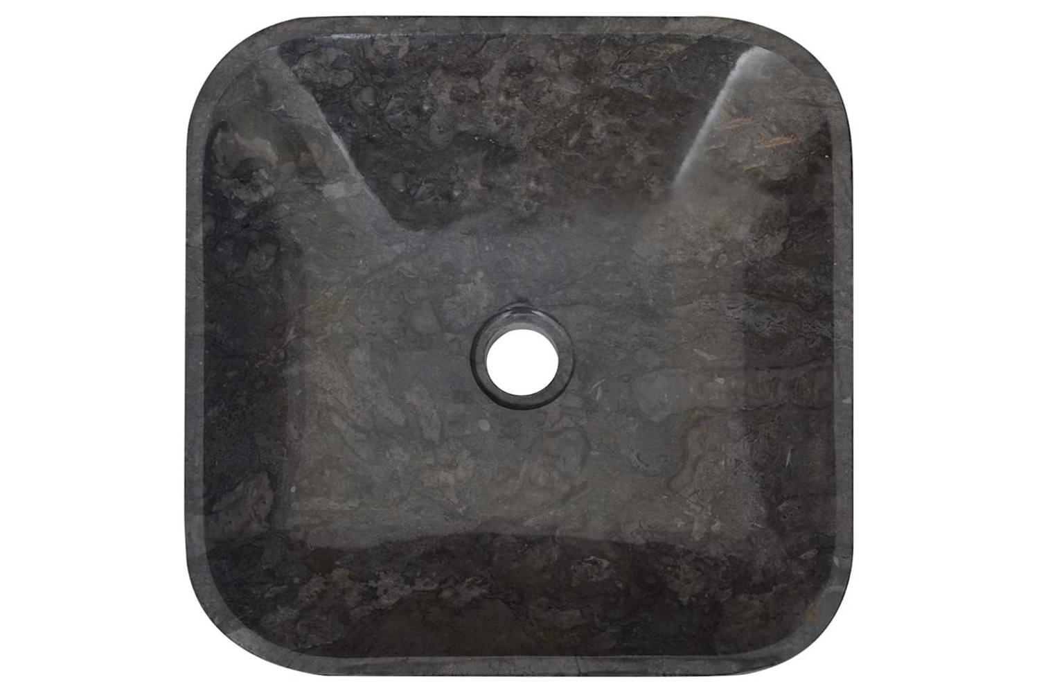 Vidaxl Sink Black 40x40x10 Cm Marble-4