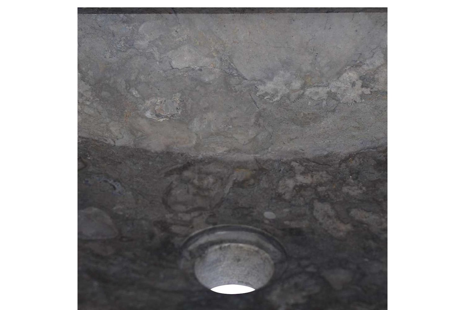Vidaxl Sink Black 40x40x10 Cm Marble-5
