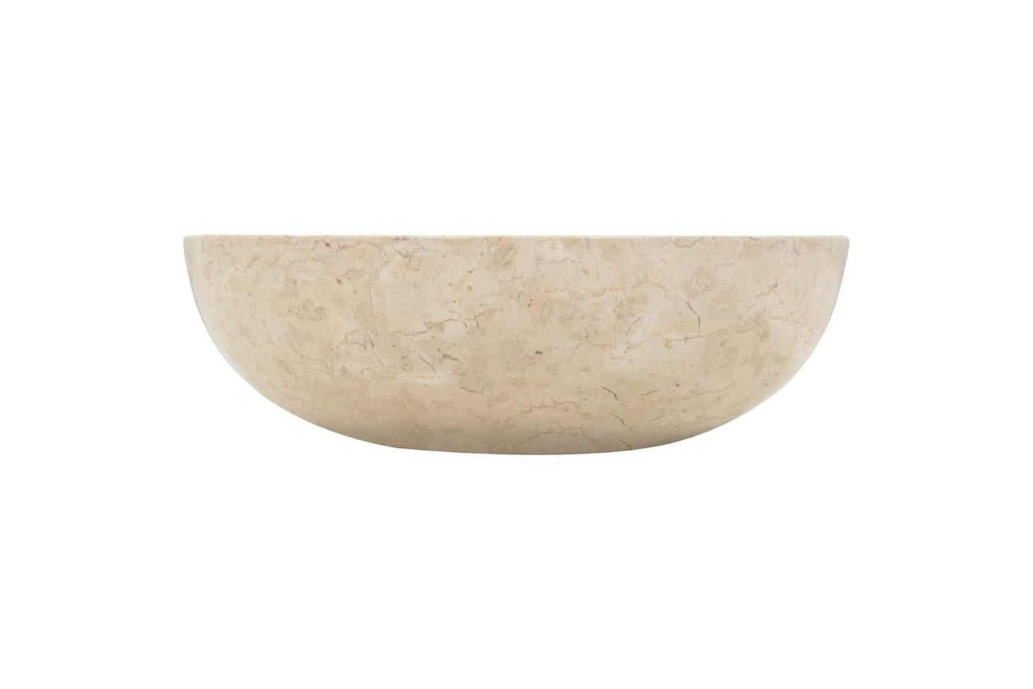 Vidaxl Sink 40x12 Cm Marble Cream-6