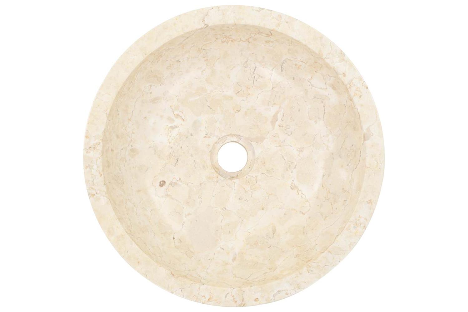 Vidaxl Sink 40x12 Cm Marble Cream-7
