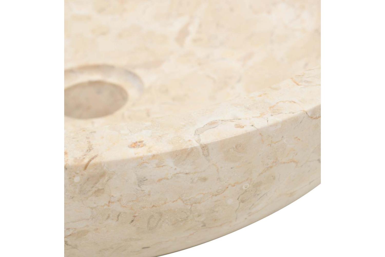 Vidaxl Sink 40x12 Cm Marble Cream-9