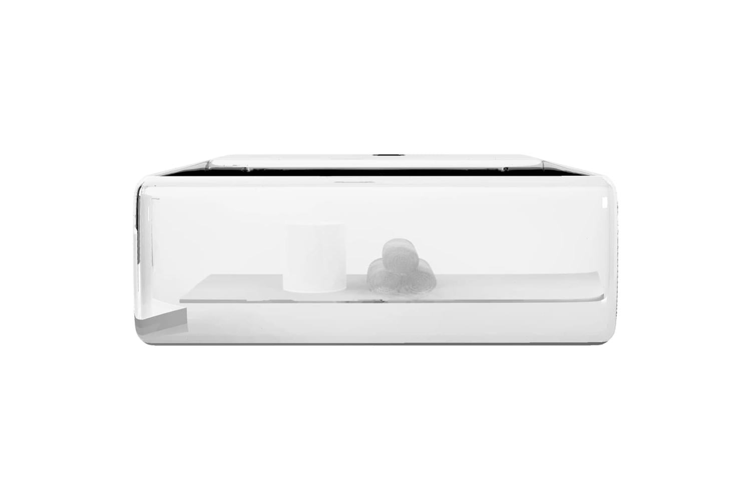 vidaXL 143477 Wash Basin With Overflow 41x41x15cm Ceramic Silver-5
