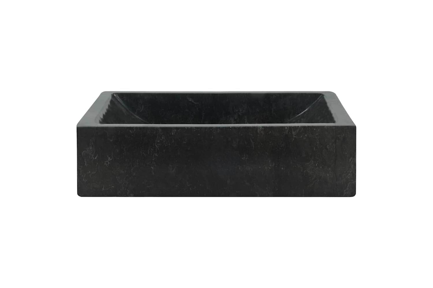Vidaxl Sink 45x30x12 Cm Marble High Gloss Black-5