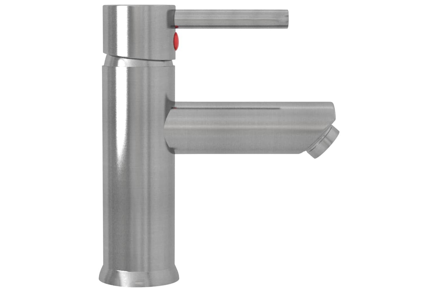 vidaXL 149069 Bathroom Basin Faucet Silver 130x176mm-4
