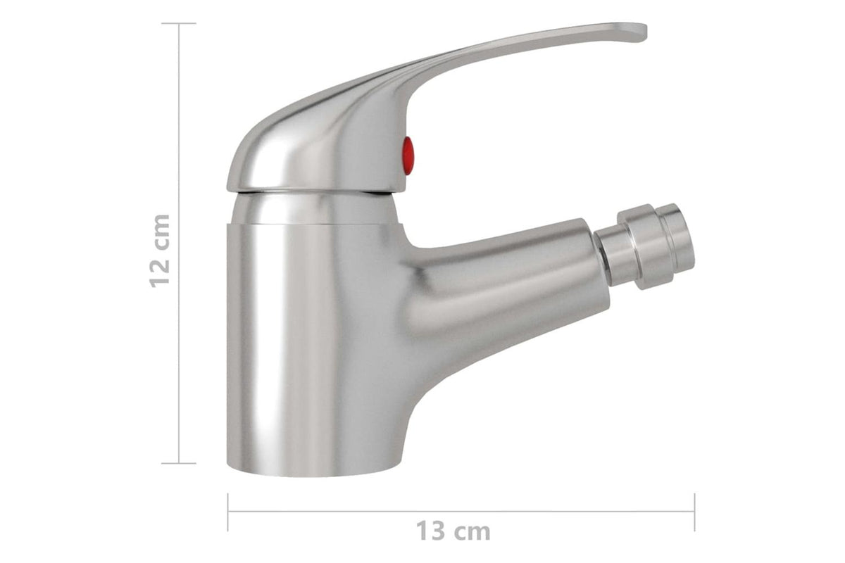 vidaXL 149087 Bathroom Bidet Mixer Tap Silver 13x12cm-5