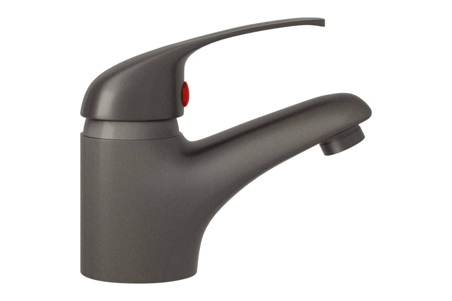 vidaXL 149082 Basin Mixer Tap Grey 13x10cm-4