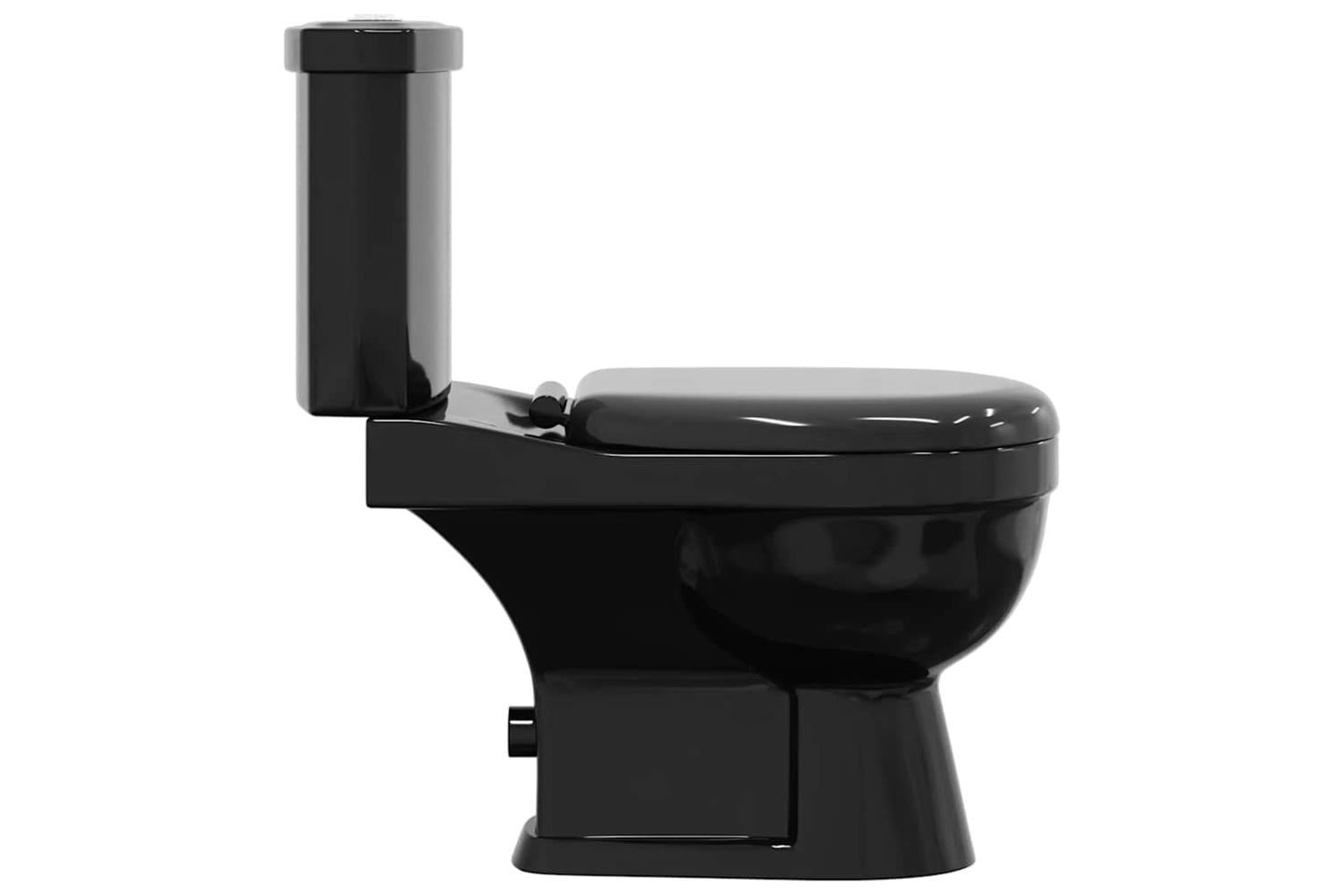 Vidaxl Toilet With Cistern Black-4