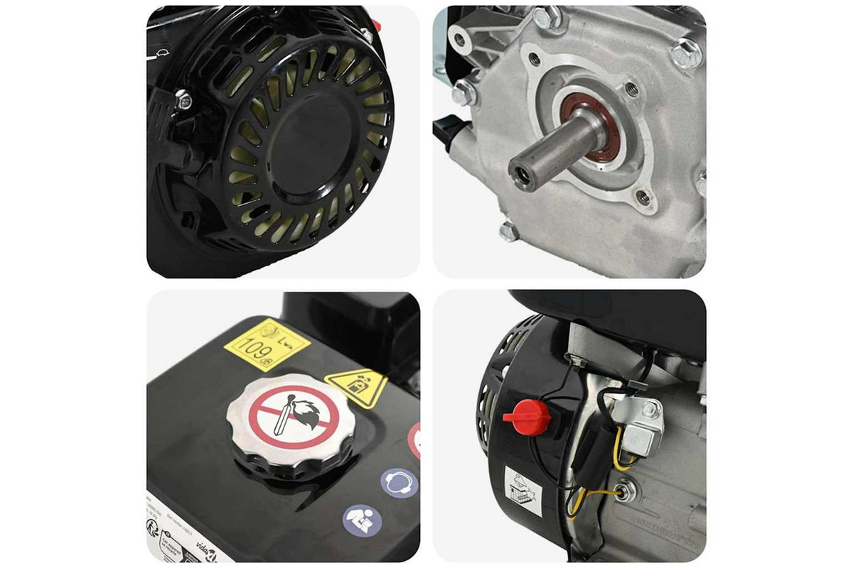 Vidaxl 141246 6.5hp 4.8kw Black Petrol Engine-5