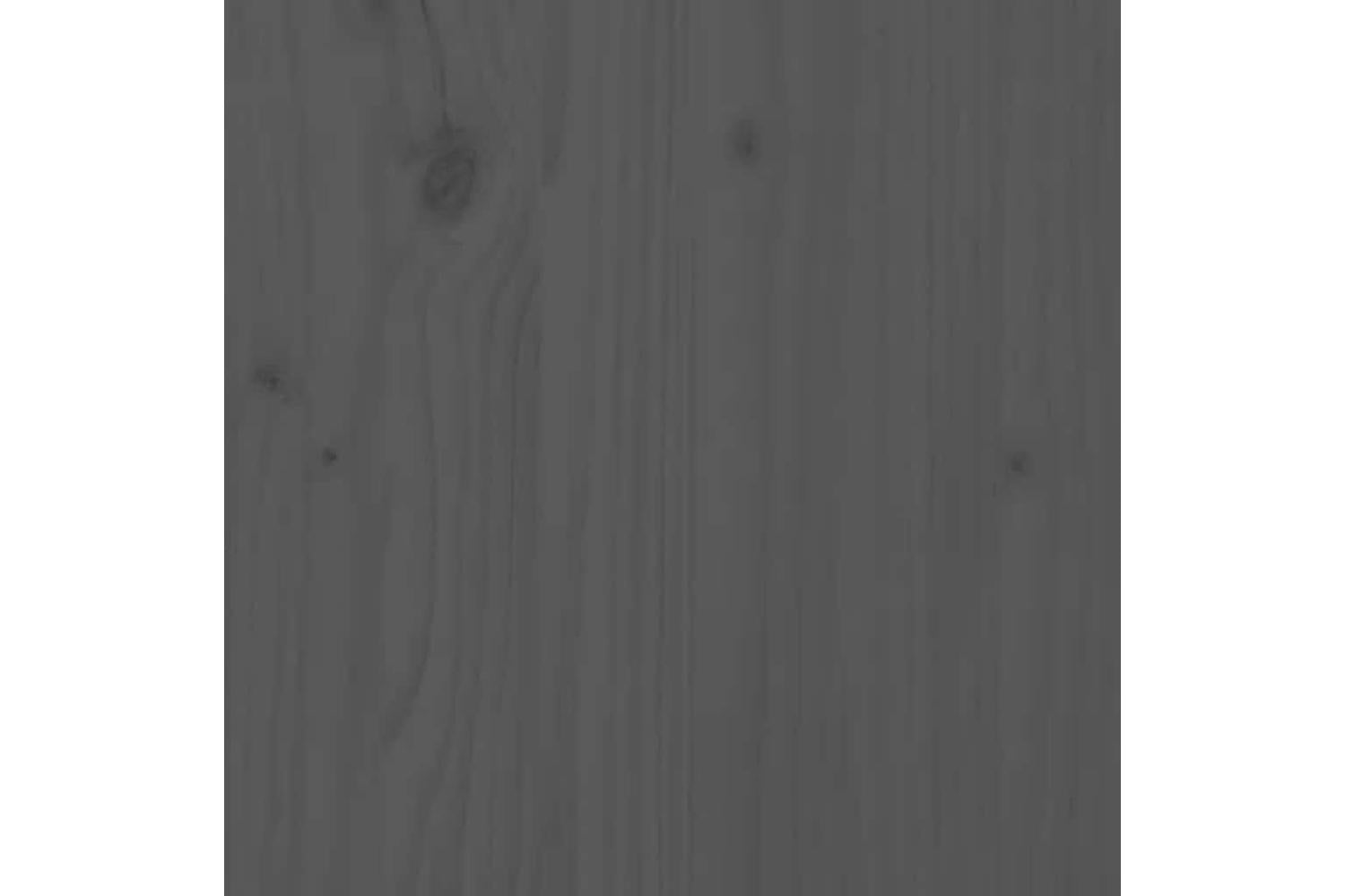 vidaXL 824655 Toilet Rack Grey 63.5x32x179cm Solid Wood Pine-7