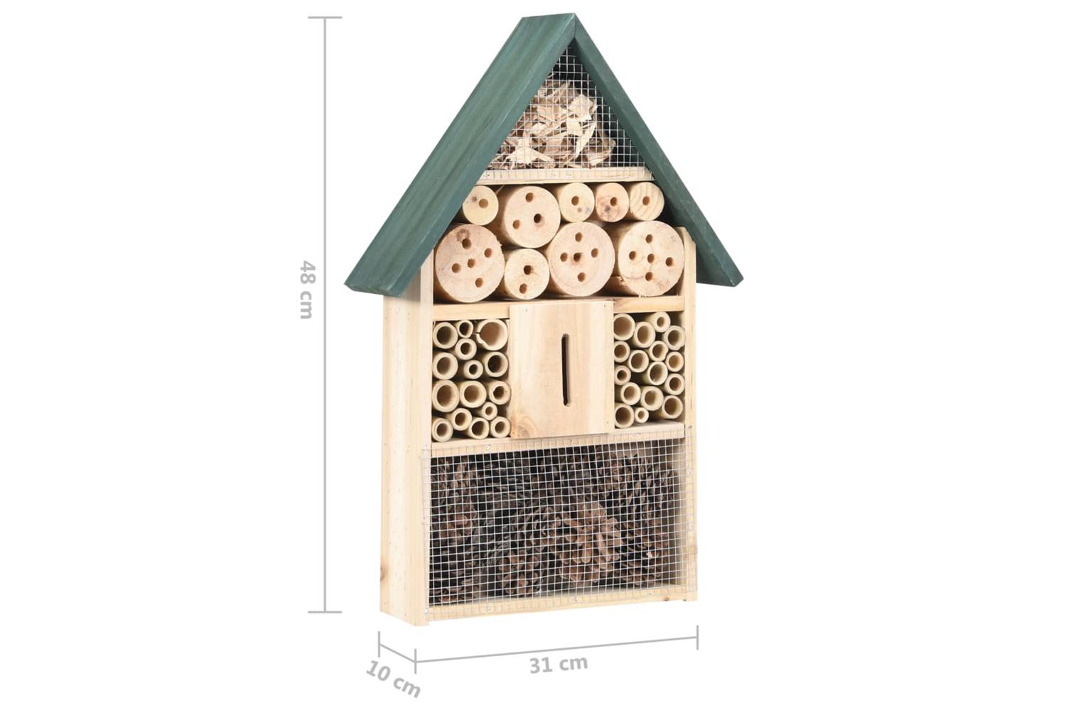 vidaXL 47243 Insect Hotel 31x10x48cm Firwood-6