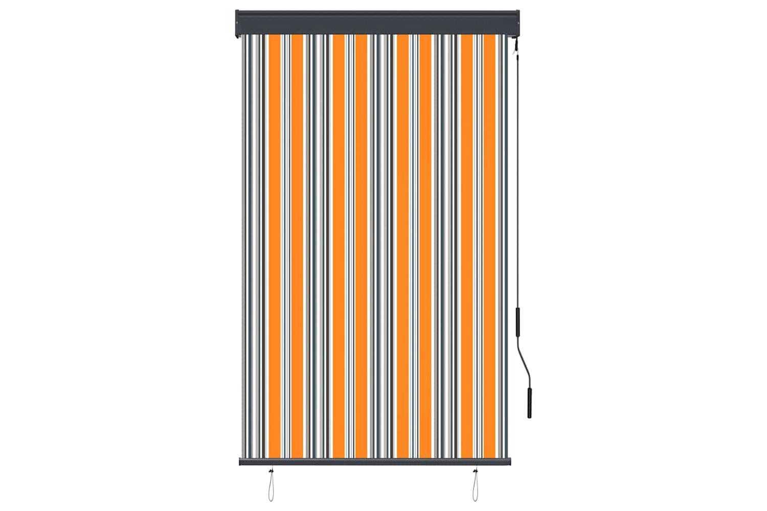 vidaXL 145956 Outdoor Roller Blind 100x250cm Yellow And Blue-2