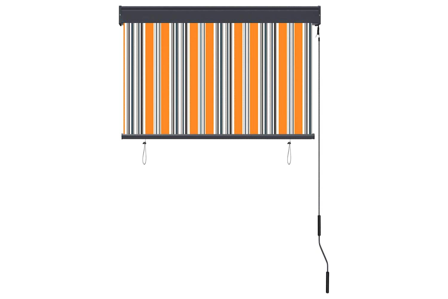vidaXL 145956 Outdoor Roller Blind 100x250cm Yellow And Blue-4