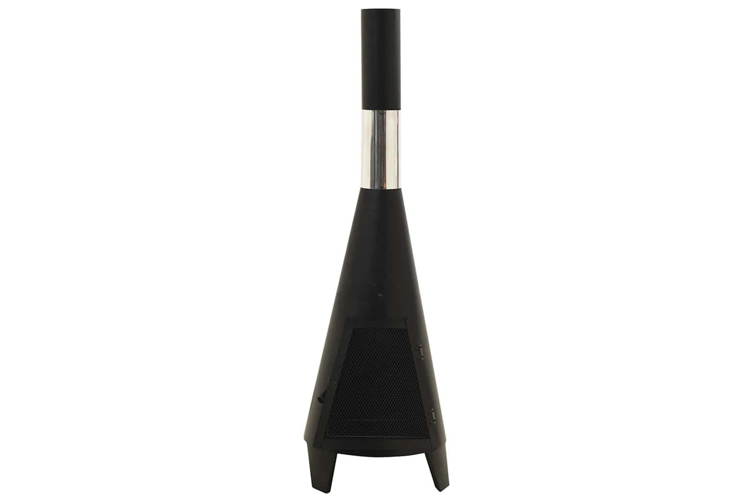 Vidaxl Garden Stove With Poker 38x38x122 Cm Steel-4