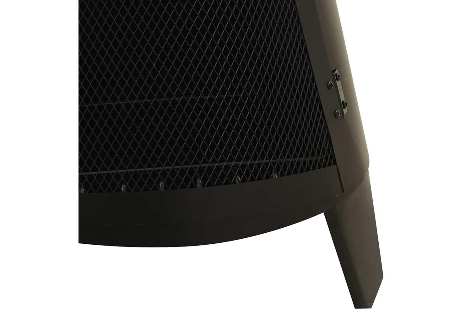 Vidaxl Garden Stove With Poker 38x38x122 Cm Steel-6