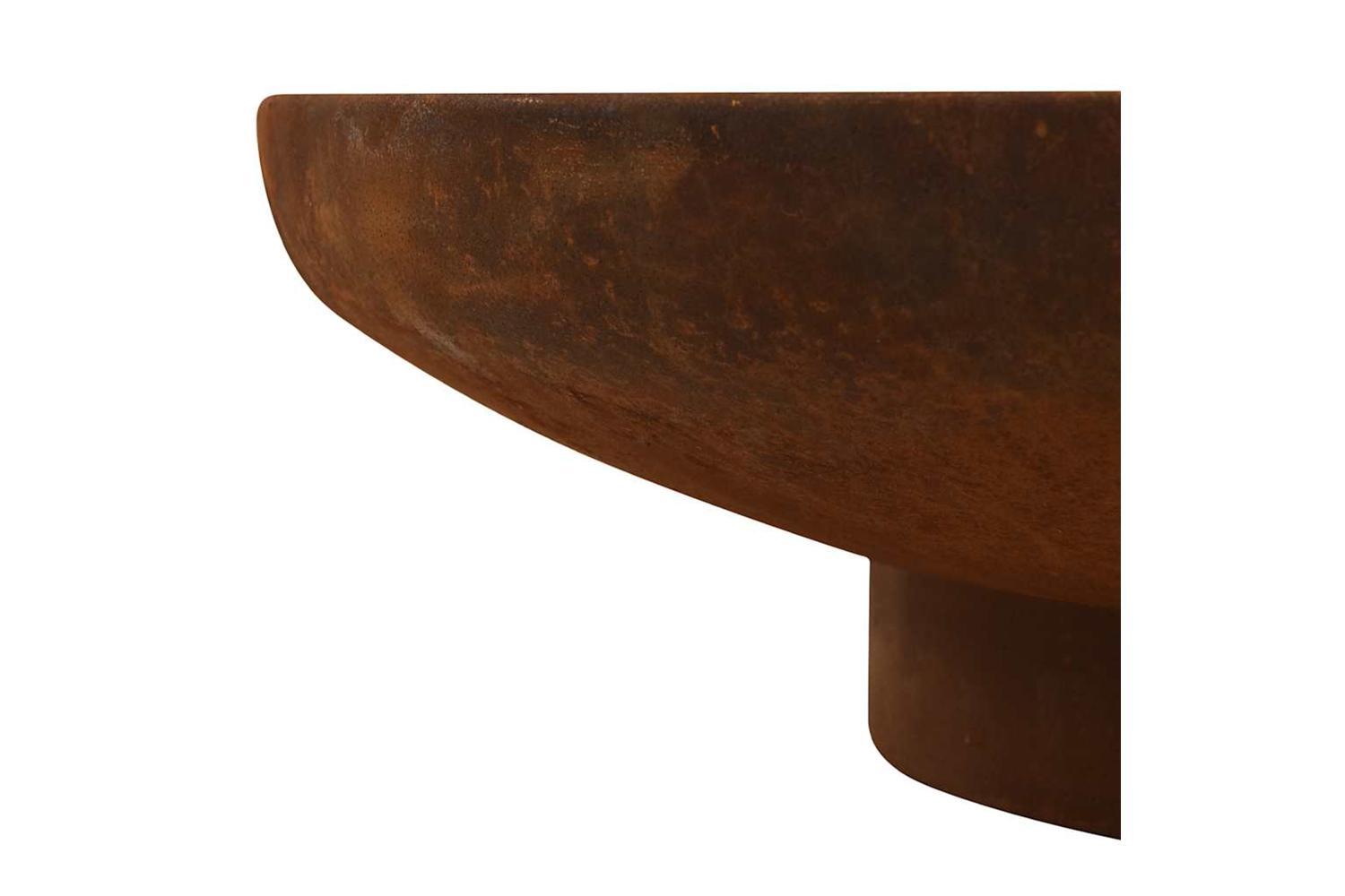 vidaXL 313345 Fire Pit 80cm Steel-3