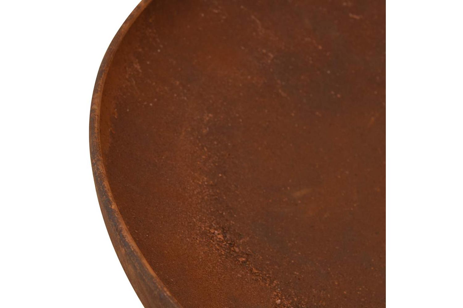 vidaXL 313345 Fire Pit 80cm Steel-4
