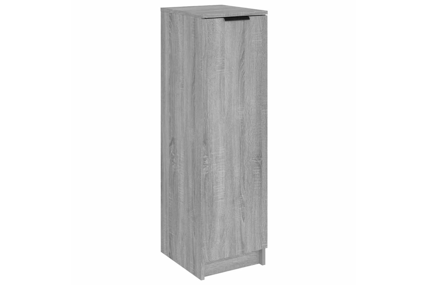 Vidaxl Shoe Cabinet Grey Sonoma 30x35x100 Cm Engineered Wood-2