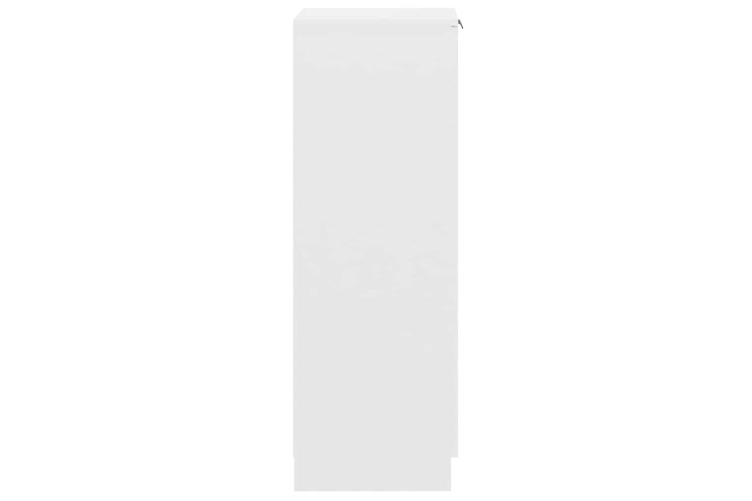 Vidaxl Shoe Cabinet White 30x35x100 Cm Engineered Wood-7